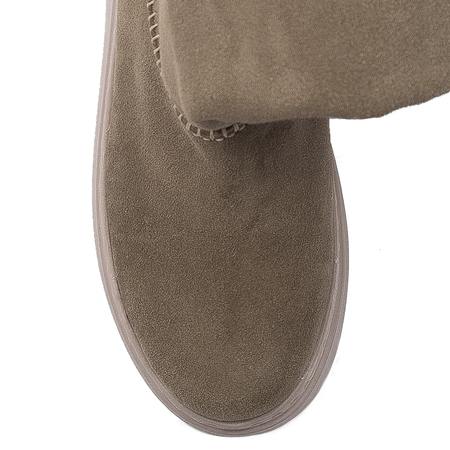 Maciejka Dirty Beige Knee-High Boots