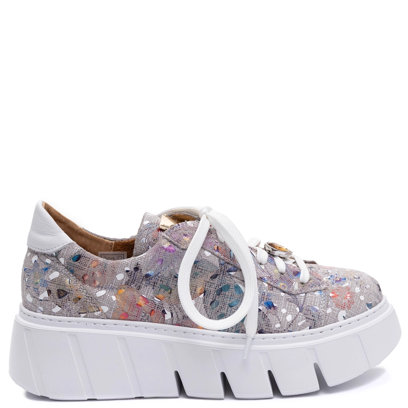 Maciejka Multi-Color Leather Platform Shoes 6891W-04/00-8