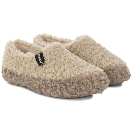 Verbenas Home Slippers Cream and Beige