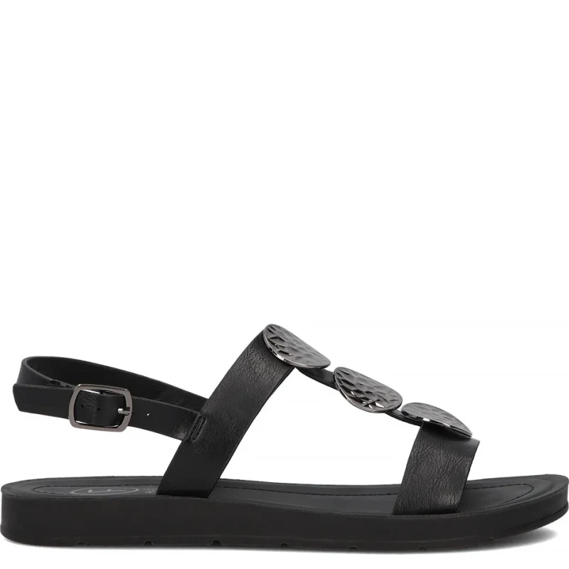 Filippo Women's Flat Sandals Black