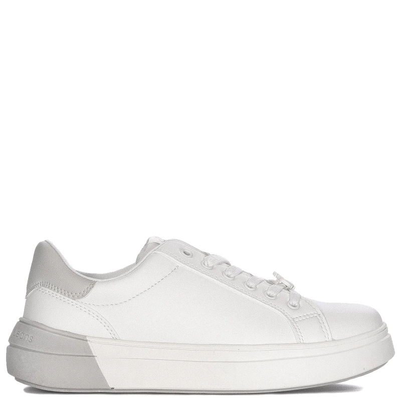 Calvin Klein Jeans Sneakersy damskie na platformie białe