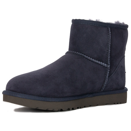 Botki UGG skórzane ocieplane W CLASSIC MINI II EVB