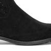 S.Barski Women's spring openwork flat black boots