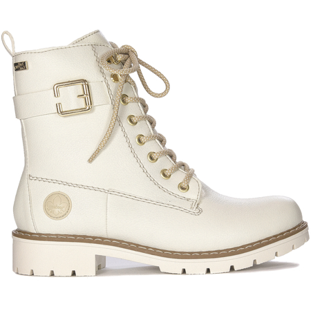 Rieker Y9126-80 Women's Warned White Boots