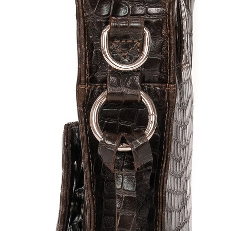 Pilat Croco T06 Brown Totes Bag