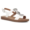 Filippo Women's Flat Sandals White