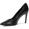 Visconi women's black leather heels Pumps