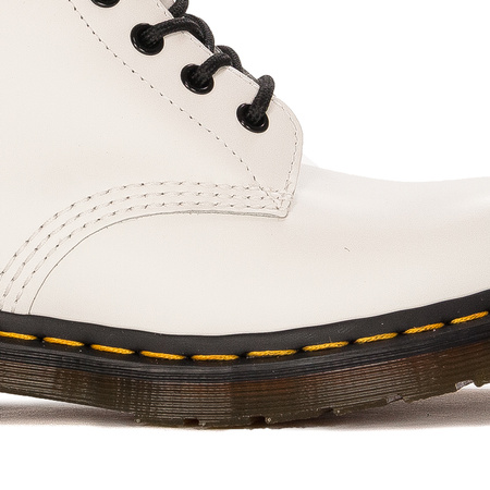 Dr. Martens Botki glany damskie skórzane 1460 White