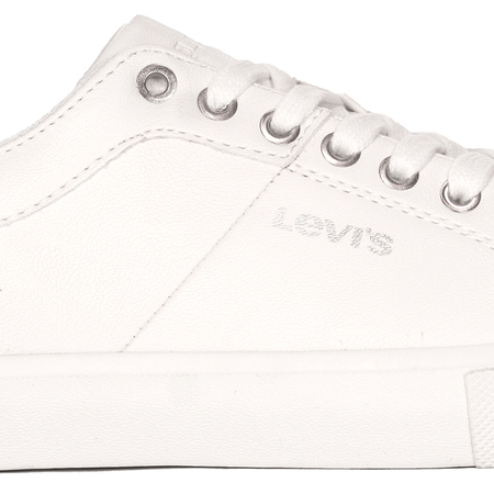 Levi's Sneakersy półbuty damskie Woodward S 50-Brilliant White Białe