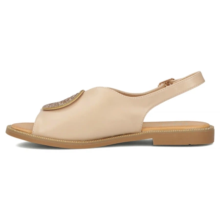 Filippo Women's Flat Sandals Beige