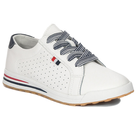 Filippo leather WH White shoes