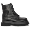 GOE Women's warm leather black boots