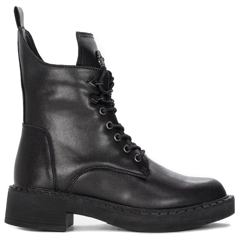 T.Sokolski Black Leather Women's Boots
