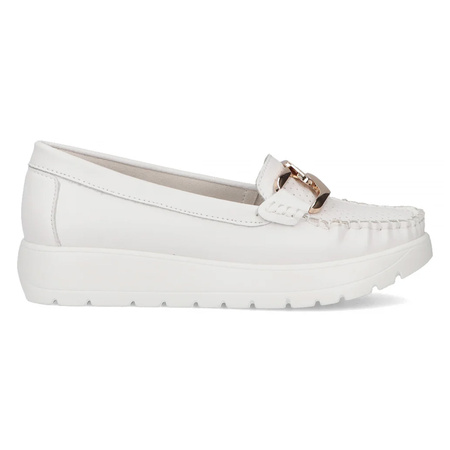 Filippo Leather White Low Shoes