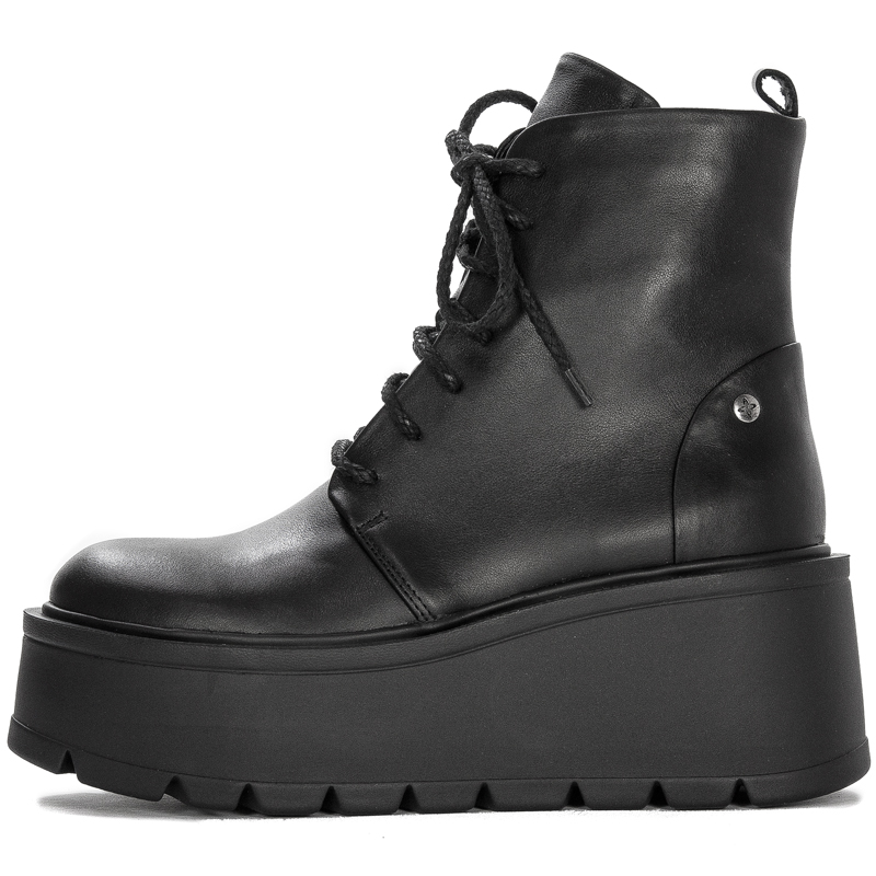 Maciejka 05294-50/00-6 Black Lace-UP Boots