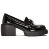 S.Barski Women's shoes on the platform black lacquer