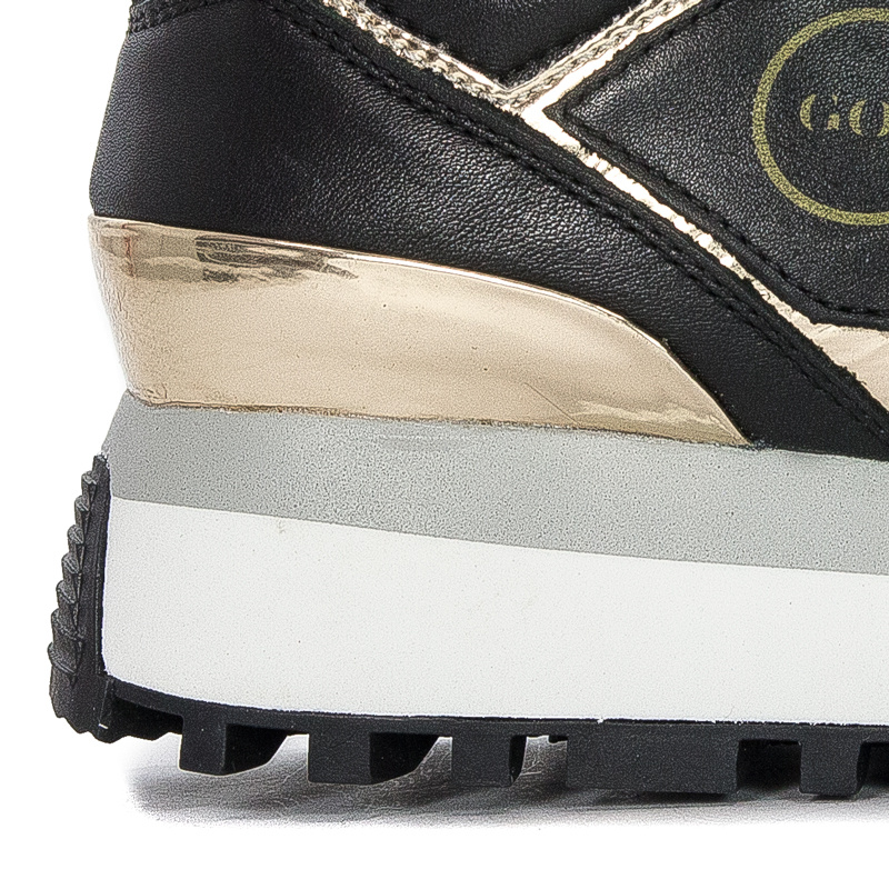GOE II2N4080 Black Gold Sneakers