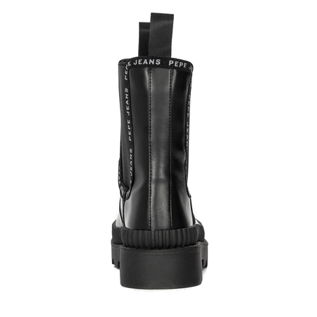 Pepe Jeans Women's Gum Chelsea Black Boots