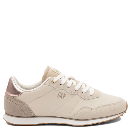 GAP Classic Sporty Sneakers Metallic Detail Beige GPW6136120049