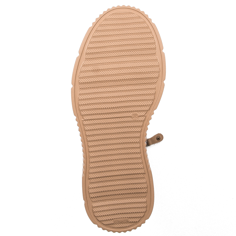 Maciejka Women's boots, leather, nubuck, openwork beige