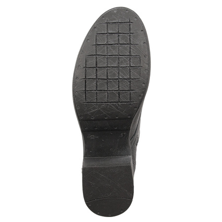 Maciejka Leather Ankle Boots Block Heel Graphite 3750S-20/00-3