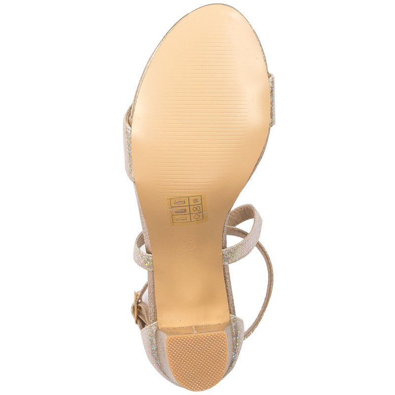 Filippo DS1276/23 GO Gold Sandals