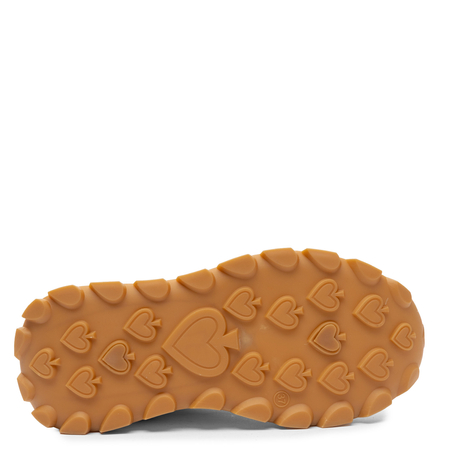 Big Star Sneakersy na Platformie Półbuty Sportowe z Kontrastowymi Paskami Beżowe TT274881-BEIGE