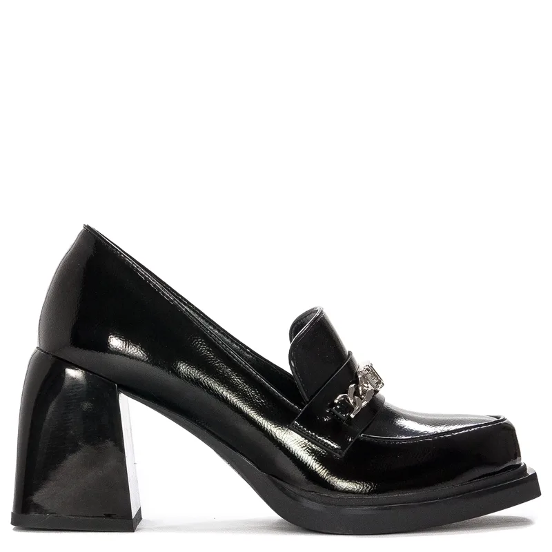 S.Barski MR870-7259 Black Women's Pumps