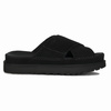 UGG  W Goldenstar Cross Slide Black