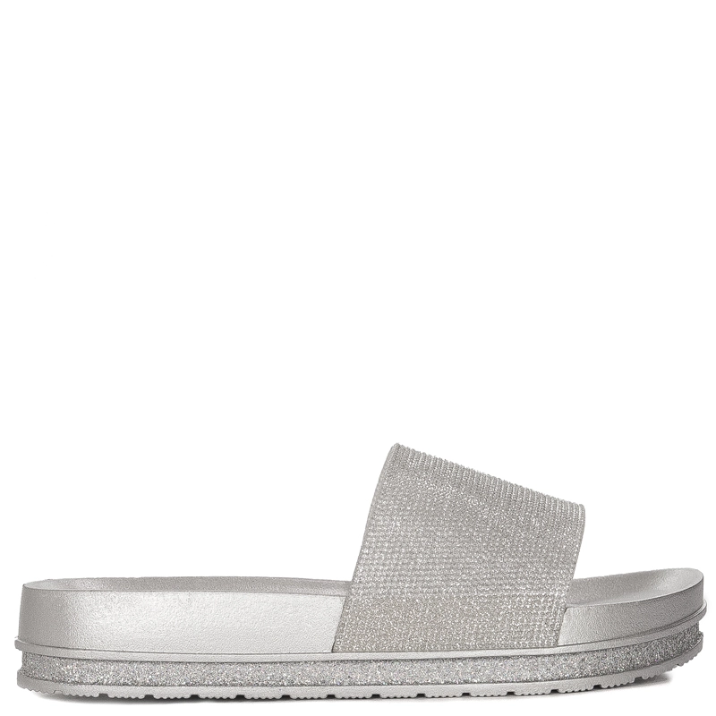 Laura Biagiotti Women Slides Silver