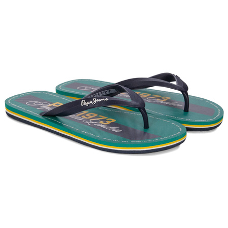 Pepe Jeans Men's Flip-Flops Green Whale