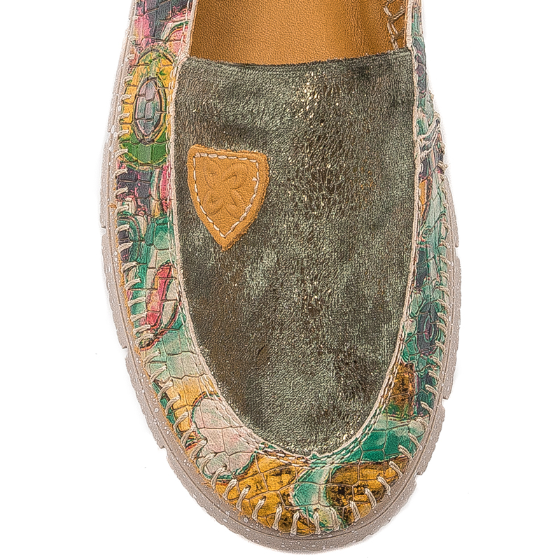 Maciejka Green Flat Shoes