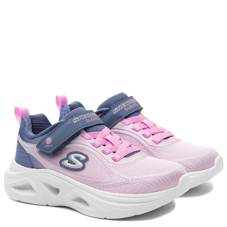 Skechers S-Lights Girl's Lightweight Sporty Sneakers Pink 303729L-GYPK