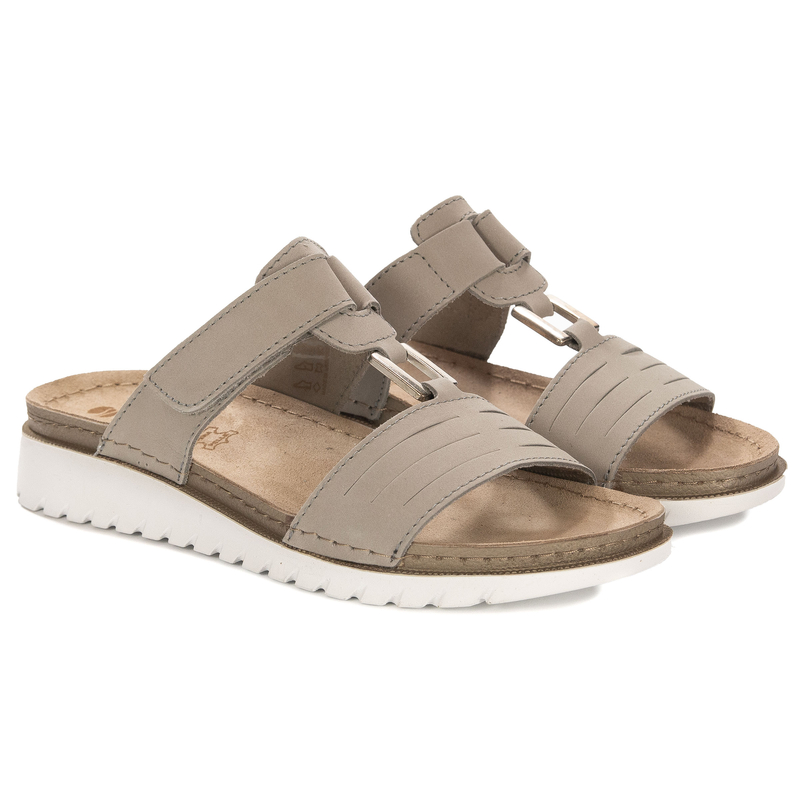 Inblu Klapki Damskie Szare
