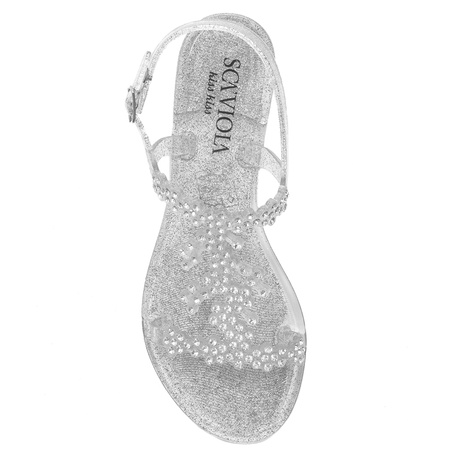 Sca'viola Women's Silver Sandals