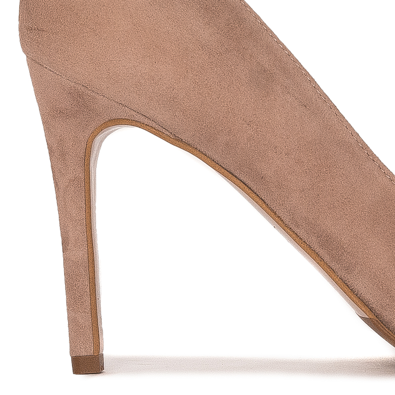 Visconi Women's Pink Leather Heels Pumps