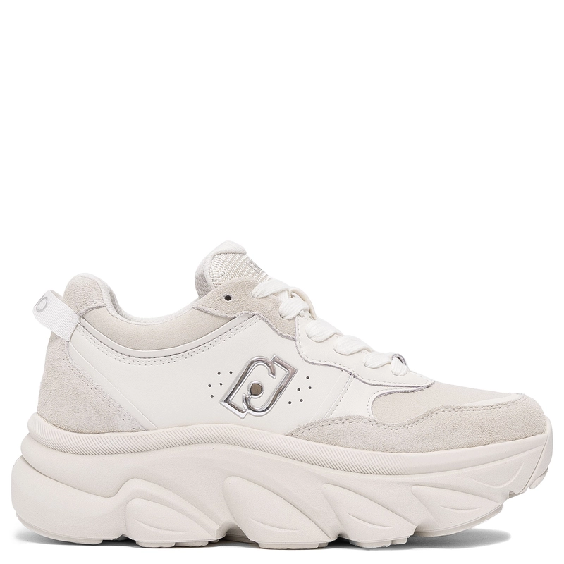 Liu Jo Sneakersy Platformowe Półbuty Beżowy BF5061-PO304-MILK