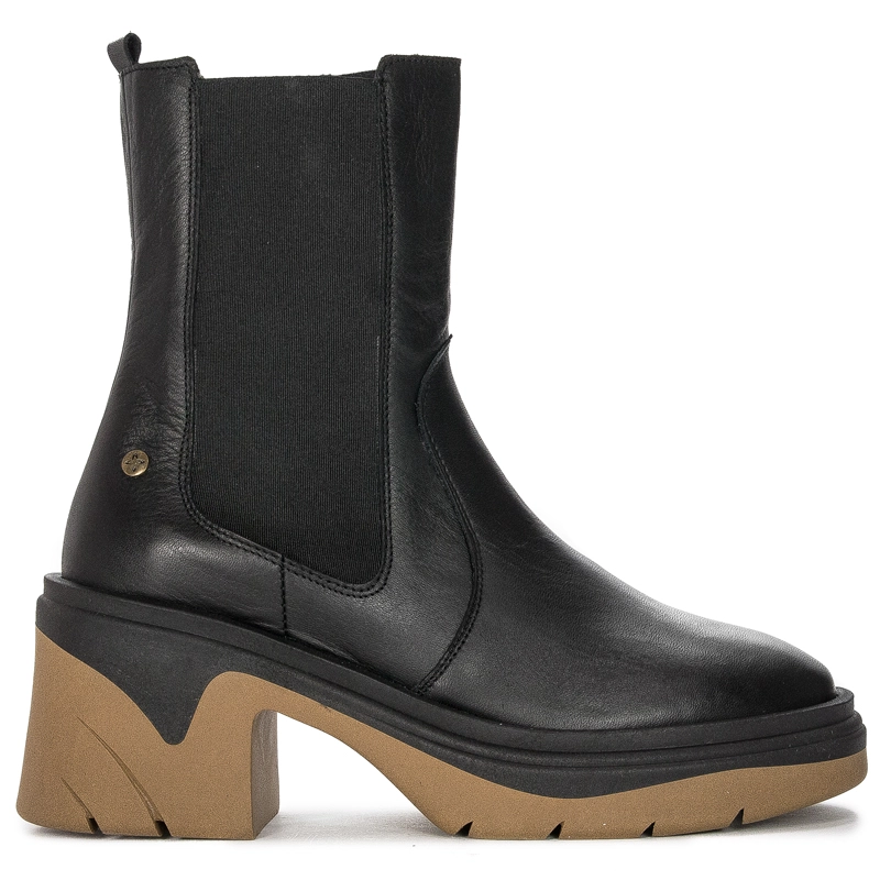 Maciejka 05746-10/00-7 Black+Dark Beige Boots