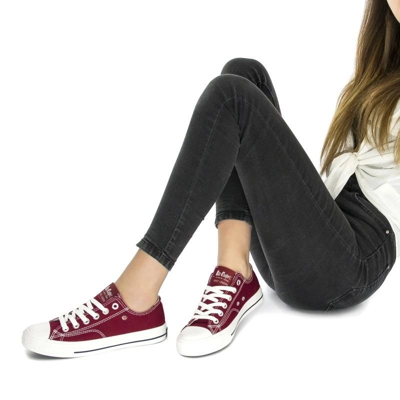 Lee Cooper Trampki damskie bordowe