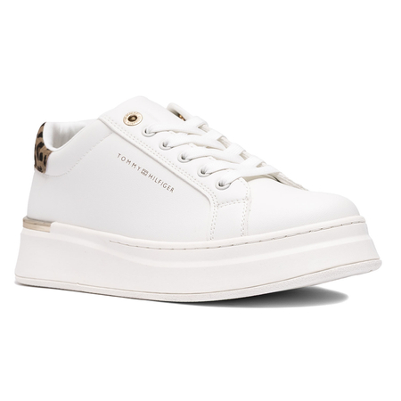 Tommy Hilfiger Sneakersy Damskie na Platformie Białe T3A9-33986-1842A472