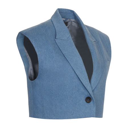Opra Women's Vest Basima Indigo