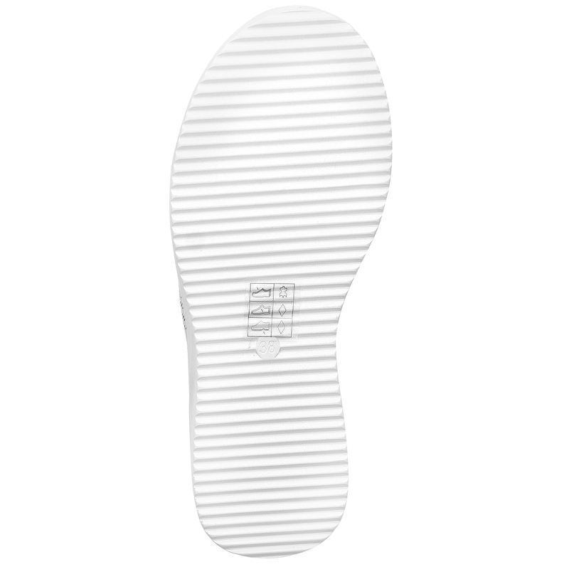 S.Barski Women's White Slides