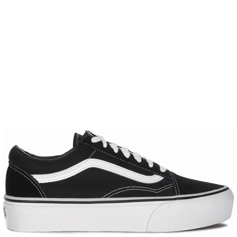 Vans Old Skool Platfor Black Trainers