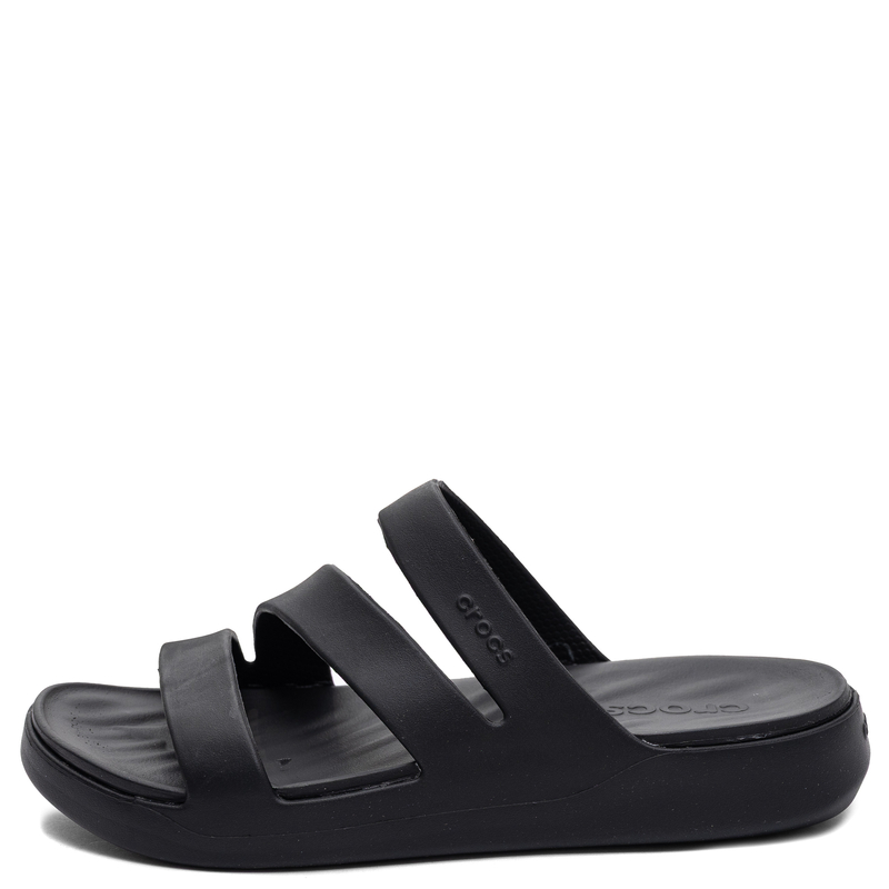 Crocs Getaway Triple Strap Slide Klapki Damskie Czarne 209587-001