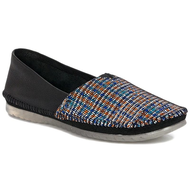Maciejka Black + Orange Shoes