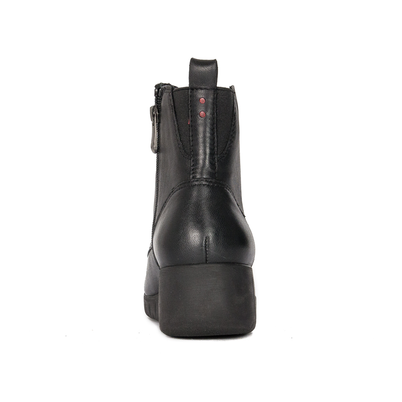 Marco Tozzi Black Comb leather Lace-up Boots