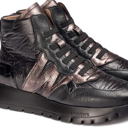 Wonders Botki Damskie Wild I Negro