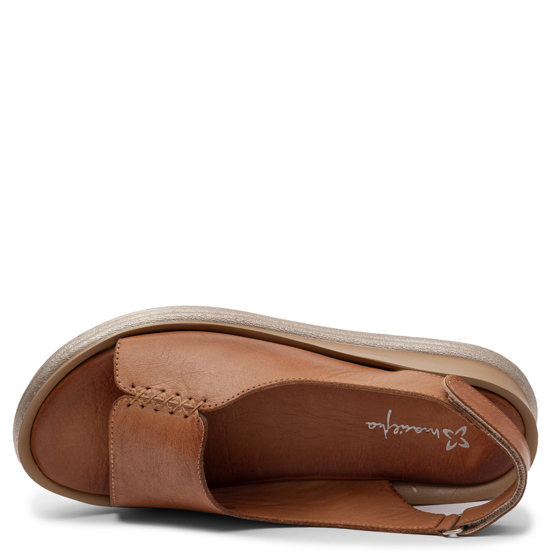 Maciejka Comfortable Leather Wedge Sandals Ginger L7631-29/00-1