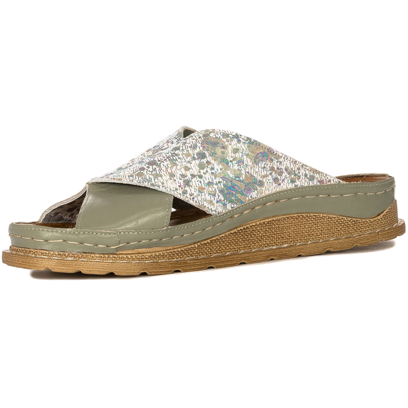 Maciejka Pistachio Women's Slides