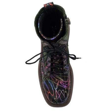 Maciejka  Women's Black and Green Boots